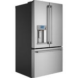 Café™ Café Smart Appliances 35.75" French-Door 27.8 cu. ft. Smart Refrigerator w/ Hot Water Dispenser | Wayfair CFE28TP3MD1