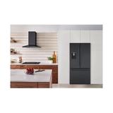 Bosch 500 Series 36" Counter Depth French Door 21.6 cu. ft. Smart Refrigerator, Stainless Steel in Black, Size 70.0 H x 35.625 W x 31.125 D in