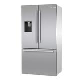 Bosch 500 Series 36" Counter Depth French Door 21.6 cu. ft. Smart Refrigerator, Stainless Steel in Black, Size 70.0 H x 35.625 W x 31.125 D in
