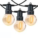 Arlmont & Co. Kutsal Led Outdoor String Lights, Outdoor Patio Lights in White, Size 2.36 H x 600.0 W in | Wayfair D2182CA871CA496192FD56C906885856