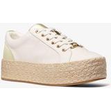 Libby Cotton Canvas Platform Sneaker - Metallic - Michael Kors Sneakers