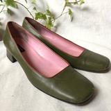 Kate Spade Shoes | Kate Spade Vintage Block Heel Pumps | Color: Green/Pink | Size: 7.5