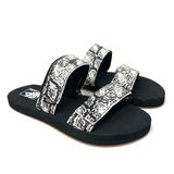 Vans Shoes | Sale Vans Cayucas Slide Snake White Black Sandals Women's Size Vn0a3mw228z | Color: Black/White | Size: Various