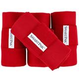 SmartPak Standing Bandages - Pack of 4 - Red - Smartpak