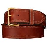 Tory Leather Trim Stitched Belt - 34 - Buck Brown - 1 1/2" - Smartpak