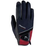 Roeckl Madrid Glove - 7 - Black/Red