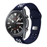 Navy New York Yankees 22mm Samsung Compatible Watch Band