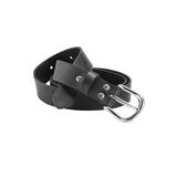 Women's Leather Belt by ellos in Black (Size 26/28)