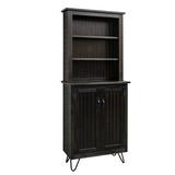 Union Rustic China Cabinet Wood in Brown, Size 78.0 H x 30.0 W x 13.0 D in | Wayfair 82591C55669749E8ABC7E31647524B76