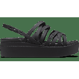 Crocs Black Brooklyn Strappy Shoes