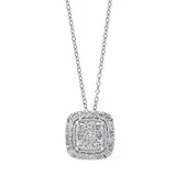 Effy® 1/2 Ct. T.w. Diamond Pendant Necklace In Sterling Silver, 16 In