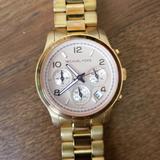 Michael Kors Accessories | Michael Kors Mk-5128 Women's Gold Watch | Color: Gold | Size: Os
