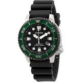 Eco-drive Promaster Diver Black Dial Watch -08e - Green - Citizen Watches