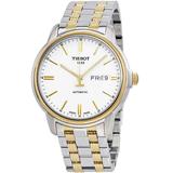 T-classic Automatic Iii White Dial Watch T0654302203100 - Metallic - Tissot Watches