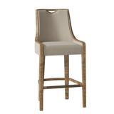 Fairfield Chair Anthony 30" Bar Stool Wood/Upholstered in Brown, Size 43.5 H x 21.5 W x 22.0 D in | Wayfair 8740-07_8794 70_Espresso