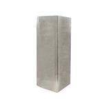 Everly Quinn Aluminum Square Tall Pedestal Metal in Gray, Size 31.25 H x 11.75 W x 11.75 D in | Wayfair C63A80C056424D9BACCCEAF3CD6800D5