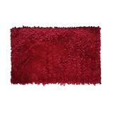 Bella Premium Jersey Shaggy Area Rug by Home Weavers Inc in Red (Size 60" X 96")