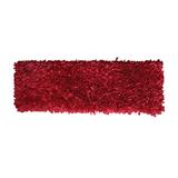 Bella Premium Jersey Shaggy Area Rug by Home Weavers Inc in Red (Size 24" X 72")