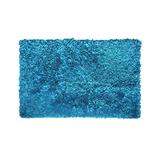Bella Premium Jersey Shaggy Area Rug by Home Weavers Inc in Turquoise (Size 60" X 96")