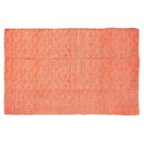 Beehive Modern Collection Area Rug by Home Weavers Inc in Coral (Size 60" X 96")