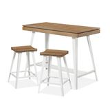 Ivy Bronx Meddard 2 - Person Counter Height Dining Set Wood/Metal in Brown/Gray/White, Size 36.0 H in | Wayfair 40AACBD08401458CB9012D3DD3D87245