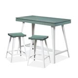 Ivy Bronx Meddard 2 - Person Counter Height Dining Set Wood/Metal in Green, Size 36.0 H in | Wayfair 8FFE3F61233F418DAC2632FE27BB362C