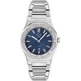 Palmanova Blue Dial Diamond Bracelet Watch - Metallic - Gv2 Watches