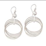 Unplugged,'Artisan Crafted Sterling Silver Dangle Earrings'