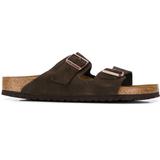 Double Strap Slip-on Sandals - Brown - Birkenstock Sandals