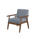 Accent Chair - Scott Living Mason Accent Chair Wood/Polyester in Blue/Brown, Size 30.25 H x 25.75 W x 28.0 D in | Wayfair DS-D526SL-700