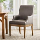 Penelope Dining Arm Chair - Gray Wash/Marbled Mineral, Gray Wash - Grandin Road