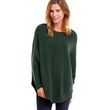 Plus Size Women's Poncho Sweater by ellos in Deep Emerald (Size 18/20)