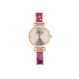 Bertha Katherine Enamel-Designed Bracelet Watch Purple - Women's BTHBS1305