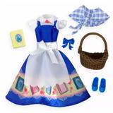 Disney Toys | Disney Store Princess Belle Doll Clothes | Color: Blue/White | Size: Osg