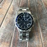Michael Kors Accessories | Michael Kors Chronograph Quartz Blue Dial Watch | Color: Blue/Silver | Size: Os