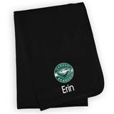"Infant Black Babson Beavers 30'' x 36'' Personalized Blanket"