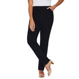 Plus Size Women's The Knit Jean by Catherines in Black (Size 6X)