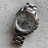 Michael Kors Accessories | Michael Kors Bradshaw Silver Tone Watch | Color: Silver | Size: 36mm