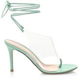 Ankle-wrap Thong Sandals - Green - Gianvito Rossi Heels