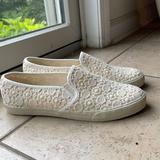 American Eagle Outfitters Shoes | Ae Nwot Slip On Shoes | Color: Cream/White | Size: 9