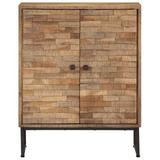 Loon Peak® Corentin 23.6" Wide Teak Wood Sideboard Wood in Brown, Size 29.5 H x 23.6 W x 11.8 D in | Wayfair 72E8AD05617C4F3FAECF64BCCAA6F7FB