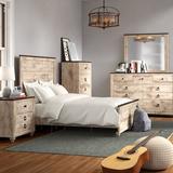 Union Rustic Amareona Standard 6 Piece Bedroom Set Wood in Brown/Gray, Size King | Wayfair AB7CD15DE2BC40D7BFE57FF46B16AF13