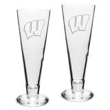 Wisconsin Badgers 16oz. Classic Beer Pilsner 2-Piece Set