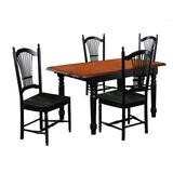 Sunset Trading Black Cherry Selections 5 Piece Butterfly Dining Set with Allenridge Chairs - Sunset Trading DLU-TLB3660-C07-AB5PC