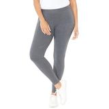 Plus Size Women's Knit Legging by Catherines in Heather Grey (Size 6X)