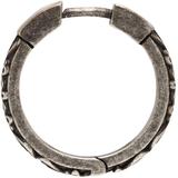 Gunmetal Semi-polished Single Earring - Metallic - Maison Margiela Rings