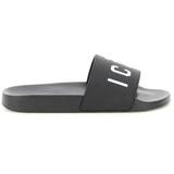 Slipper Icon 39 Technical - Black - DSquared² Sandals