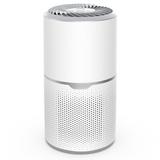 Goten Air Purifier For Home w/ True-HEPA Filters Compact Desktop Air Purifier Indoor Air Cleaner For Allergies in Gray/White | Wayfair CZZHCP592W