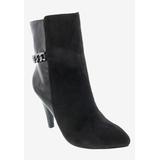 Women's Chain Mid Calf Bootie by Bellini in Black Micro Patent (Size 11 M)