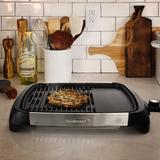 Brentwood Electric Grill Die Cast Aluminum in Gray, Size 5.5 H x 15.0 D in | Wayfair 950104453M